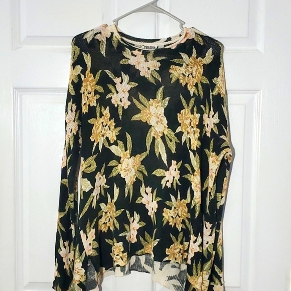 Flower Print Sweater S - Picture 2 of 8
